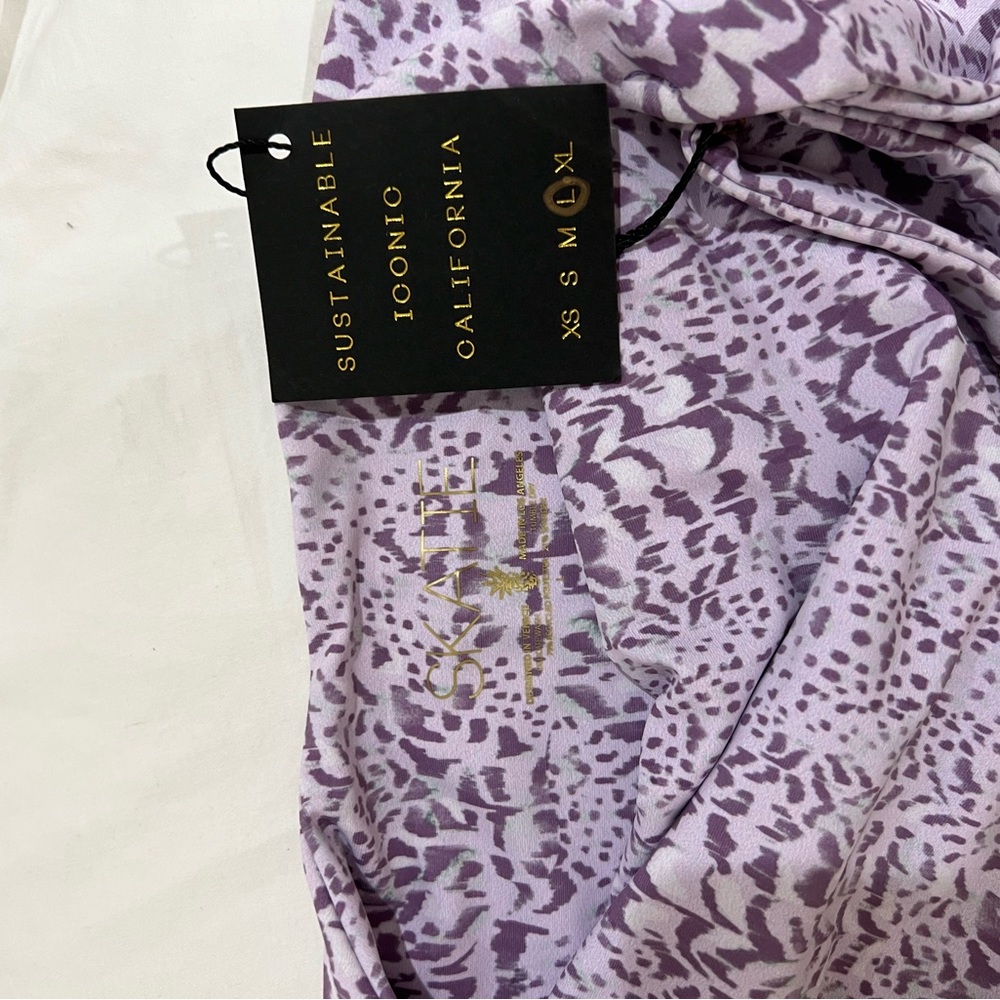 Skatie Lilac & Purple Animal-Print One-Piece Swimsuit
